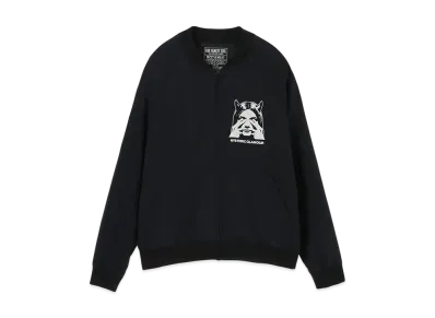 HYSTERIC GLAMOUR See No Evil Ribbed Blouson "Black"