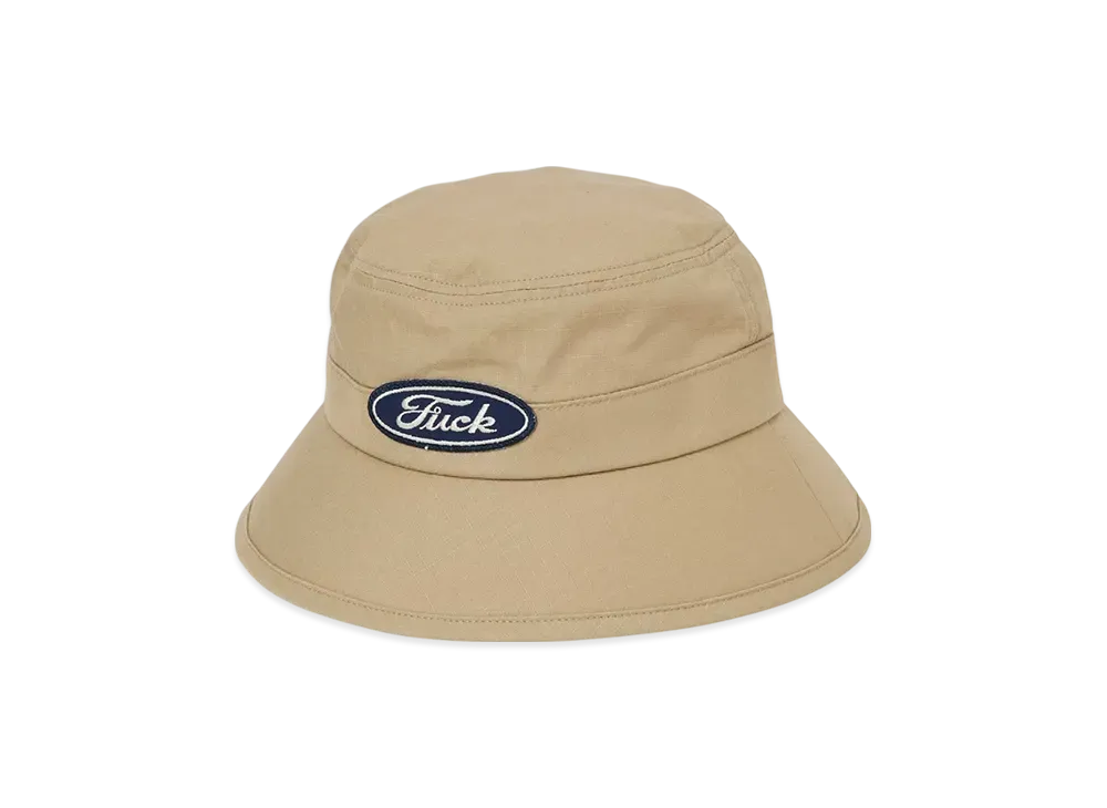 HYSTERIC GLAMOUR F**K Patch Adventure Hat "Beige"