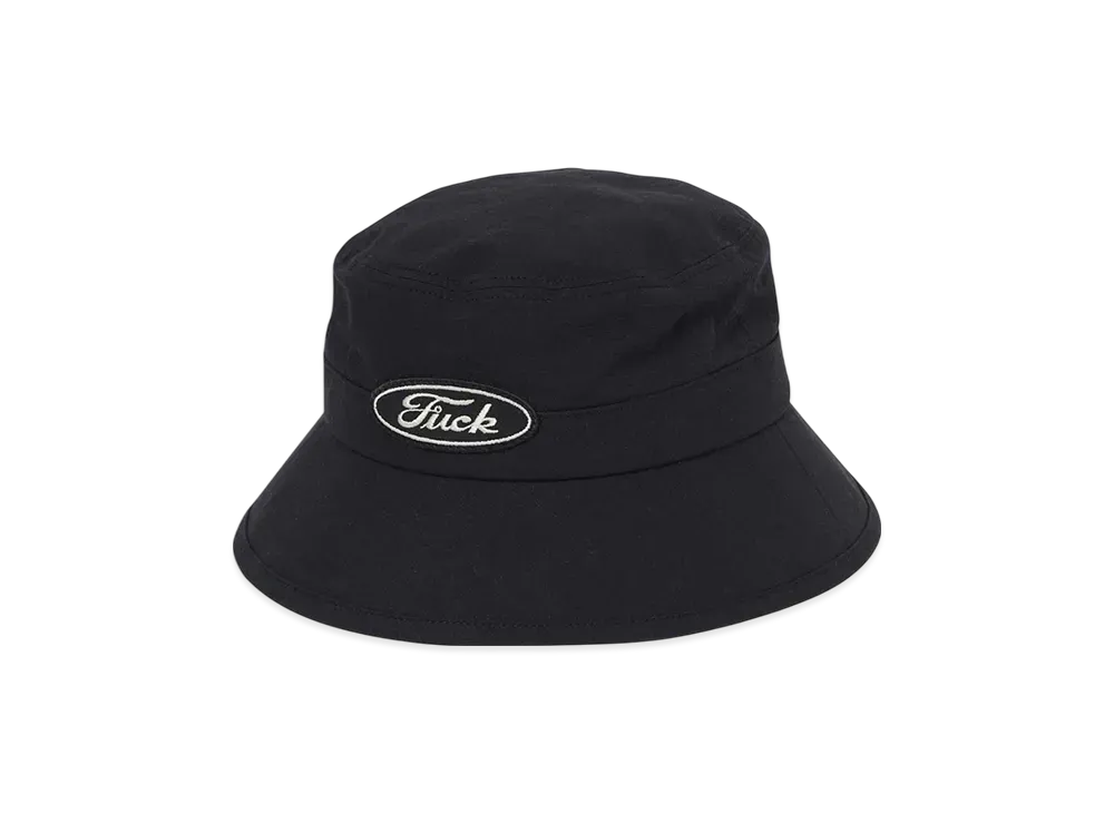 HYSTERIC GLAMOUR F**K Patch Adventure Hat "Black"