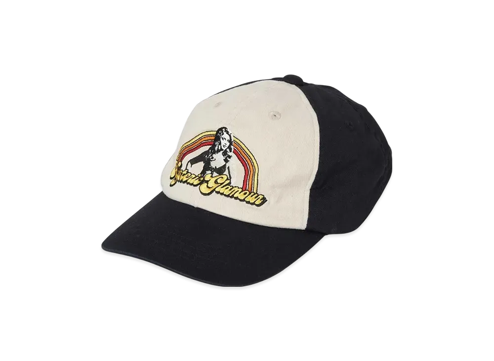 HYSTERIC GLAMOUR HG Rainbow Embroidery Cap "Black"