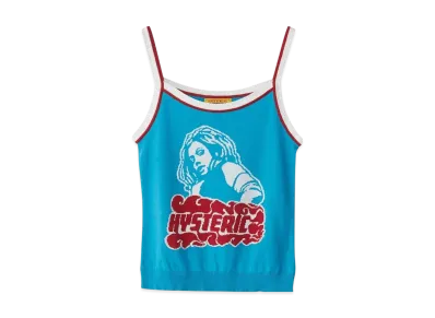 HYSTERIC GLAMOUR Vixen Girl Jacquard Camisole "Blue"