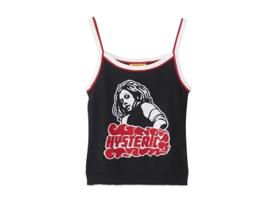 HYSTERIC GLAMOUR Vixen Girl Jacquard Camisole "Black"