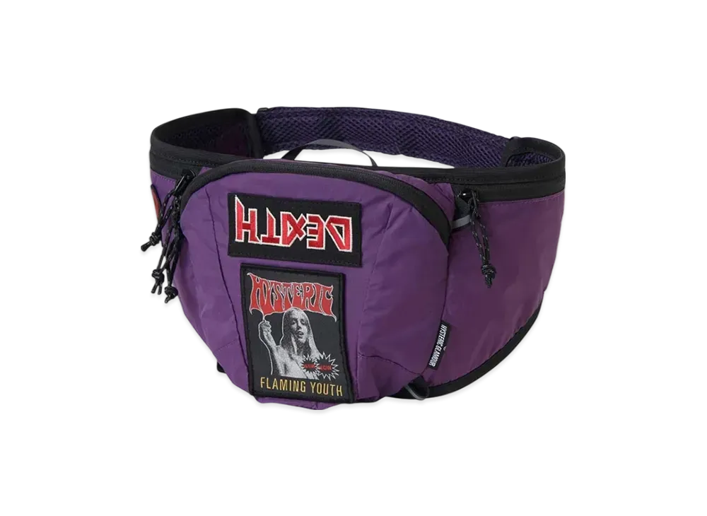HYSTERIC GLAMOUR Patch Custom Waist Bag 