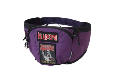 HYSTERIC GLAMOUR Patch Custom Waist Bag "Purple"