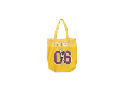 HYSTERIC GLAMOUR Number6 Mesh Tote Bag "Yellow"