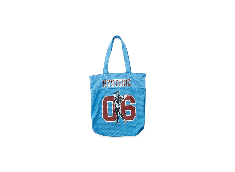 HYSTERIC GLAMOUR Number6 Mesh Tote Bag "Blue"