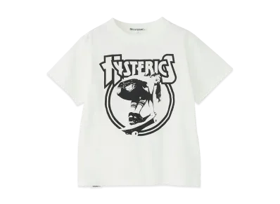 HYSTERIC GLAMOUR Board Girl T-Shirt "White"