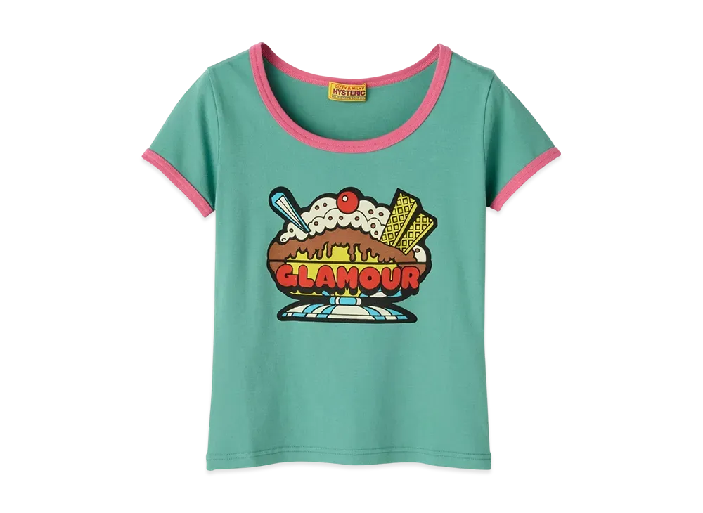 HYSTERIC GLAMOUR Parco Special Order/Glamor Paffe Chibi T-Shirt "Green"