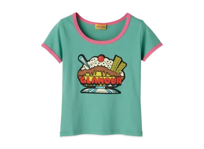 HYSTERIC GLAMOUR Parco Special Order/Glamor Paffe Chibi T-Shirt "Green"