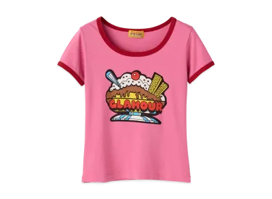 HYSTERIC GLAMOUR Parco Special Order/Glamor Paffe Chibi T-Shirt "Pink"