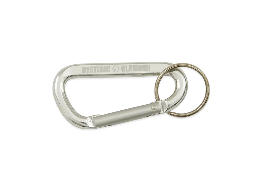 HYSTERIC GLAMOUR Circle Girl Carabiner L "Silver"