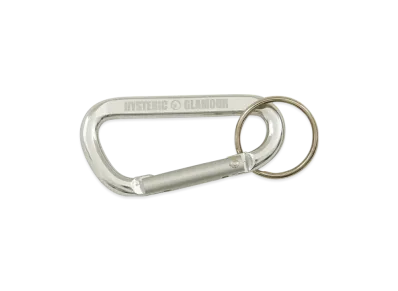 HYSTERIC GLAMOUR Circle Girl Carabiner L "Silver"