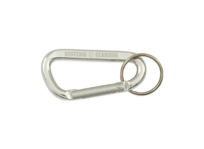 HYSTERIC GLAMOUR Circle Girl Carabiner M "Silver"