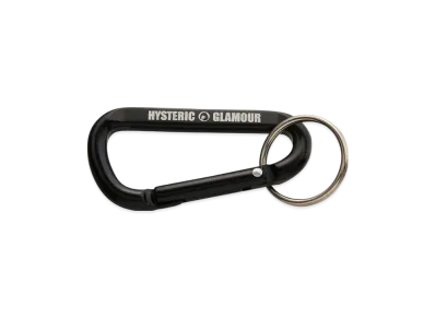 HYSTERIC GLAMOUR Circle Girl Carabiner M "Black"
