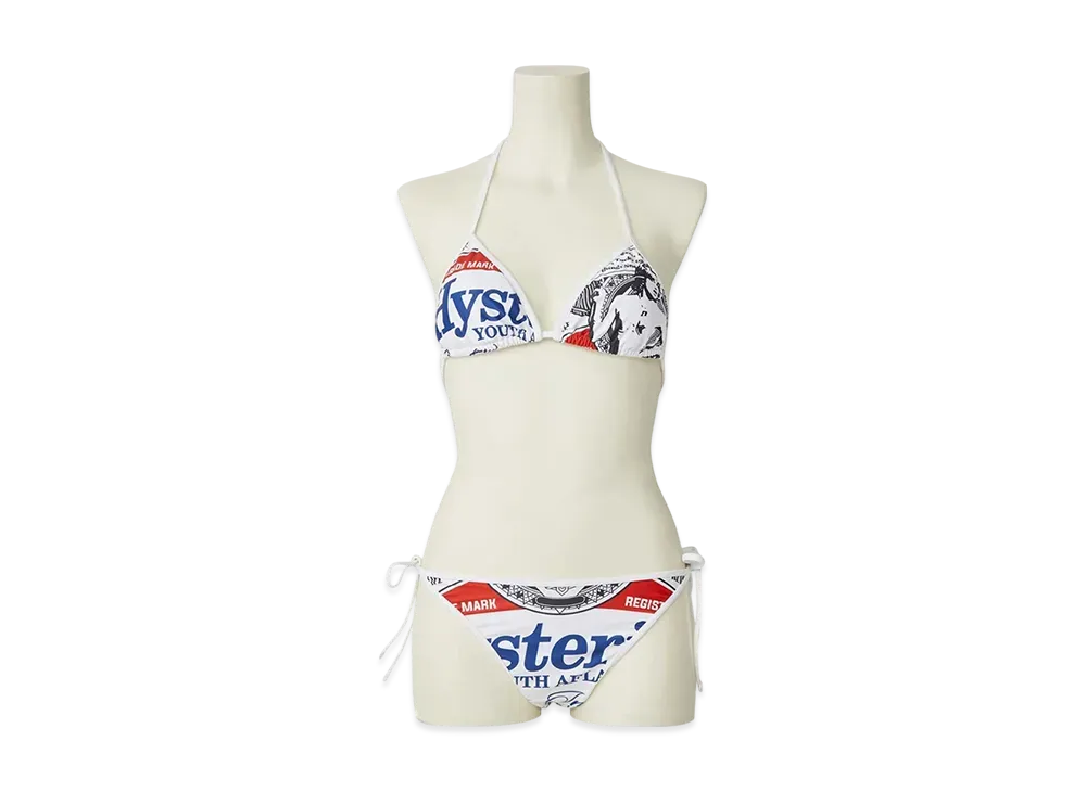 HYSTERIC GLAMOUR HG Label Bikini "White"