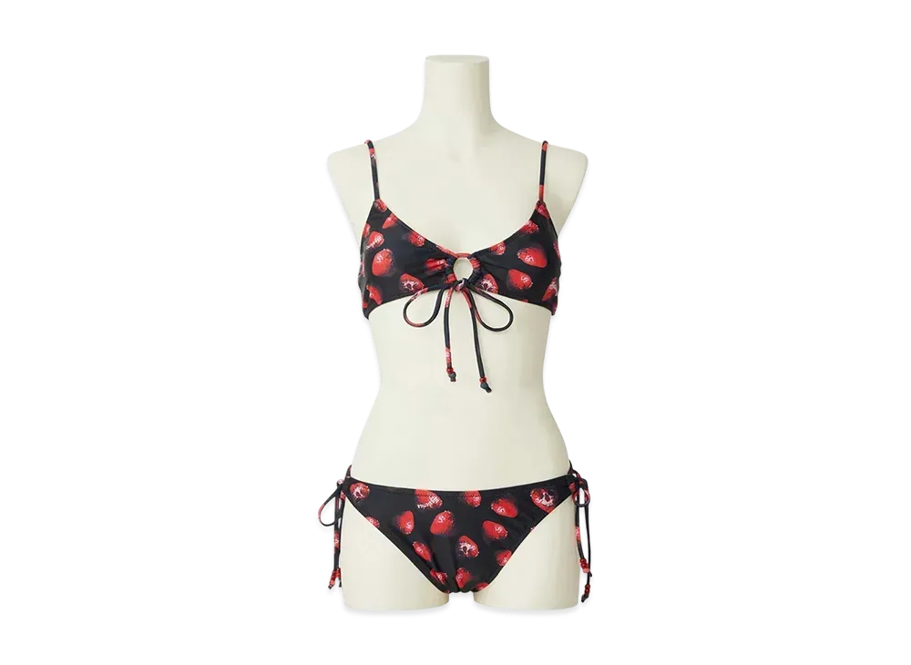 HYSTERIC GLAMOUR Skull Berry Pattern Bikini "Black"