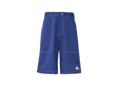 HYSTERIC GLAMOUR See No Evil Patch Baker Shorts "Blue"