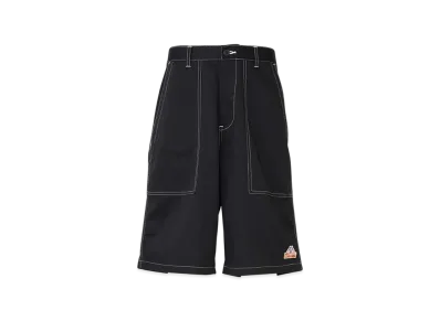 HYSTERIC GLAMOUR See No Evil Patch Baker Shorts "Black"