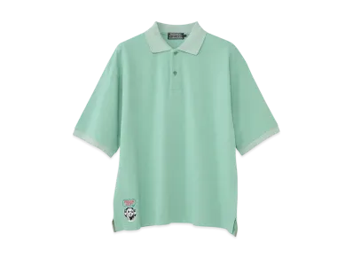 HYSTERIC GLAMOUR Freak Out Embroidery Polo Shirt "Green"