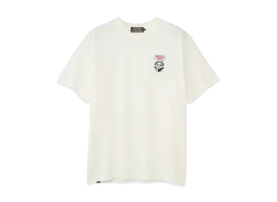 HYSTERIC GLAMOUR Freak Out Embroidery T-Shirt "White"