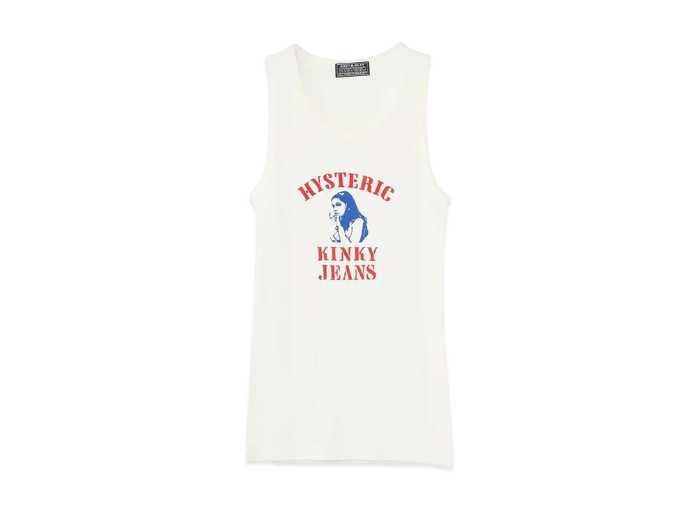 HYSTERIC GLAMOUR Hys Kinky Jeans Tank Top 