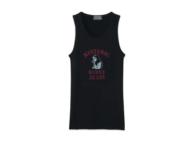 HYSTERIC GLAMOUR Hys Kinky Jeans Tank Top "Black"