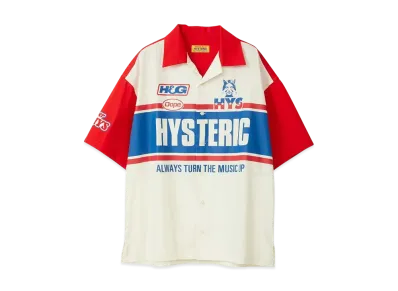 HYSTERIC GLAMOUR Hysteric Racing Shirt "Red"
