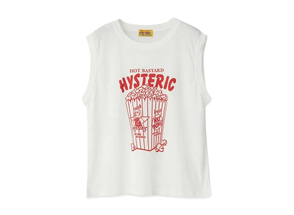 HYSTERIC GLAMOUR Hys Pops Sleeveless "White"