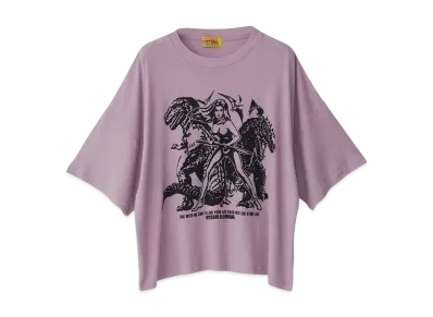 HYSTERIC GLAMOUR Kick Your Ass Oversized T-Shirt "Purple"