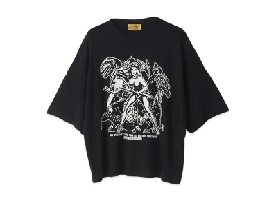 HYSTERIC GLAMOUR Kick Your Ass Oversized T-Shirt "Black"