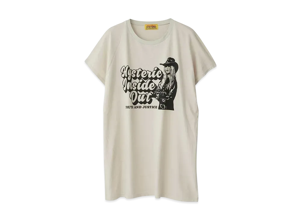 HYSTERIC GLAMOUR Inside Out T-Shirt "Beige"