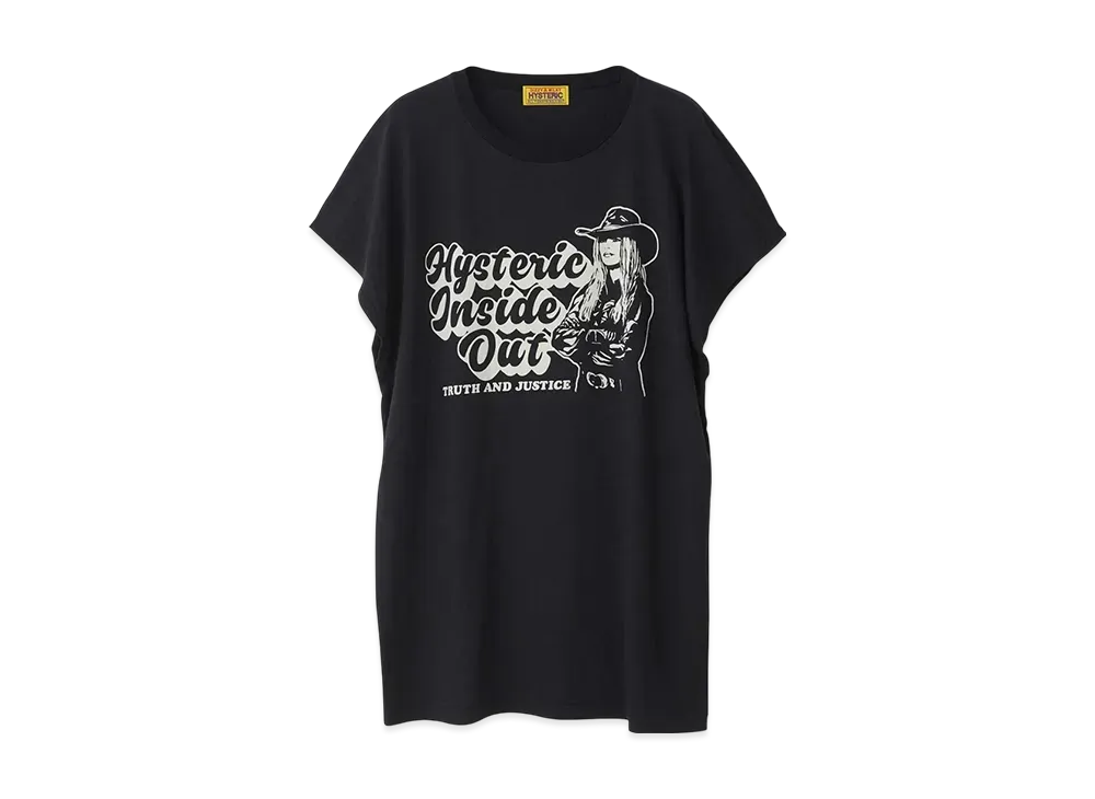 HYSTERIC GLAMOUR Inside Out T-Shirt "Black"