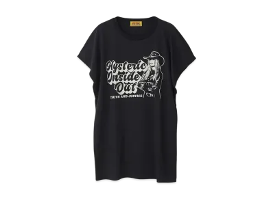 HYSTERIC GLAMOUR Inside Out T-Shirt "Black"