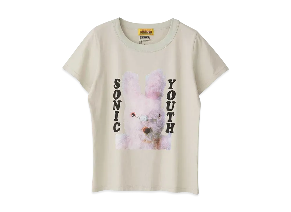 HYSTERIC GLAMOUR Sonic Youth/Dirty T-Shirt "Beige"
