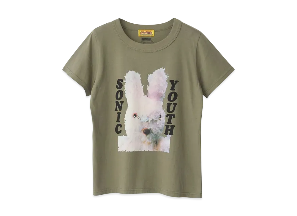 HYSTERIC GLAMOUR Sonic Youth/Dirty T-Shirt "Khaki"