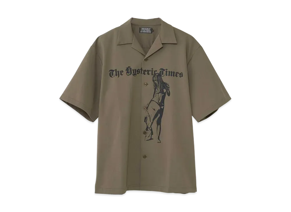 HYSTERIC GLAMOUR Hysteric Times Shirt "Khaki"