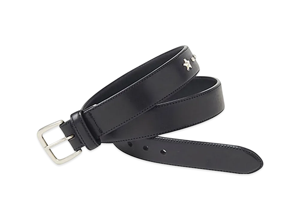 HYSTERIC GLAMOUR Simple Studs Belt "Black"