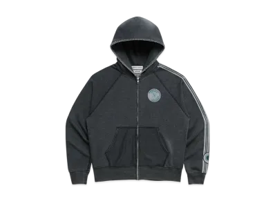 HYSTERIC GLAMOUR x madhappy Lightweight Fleece Zip Up "Charcoal"