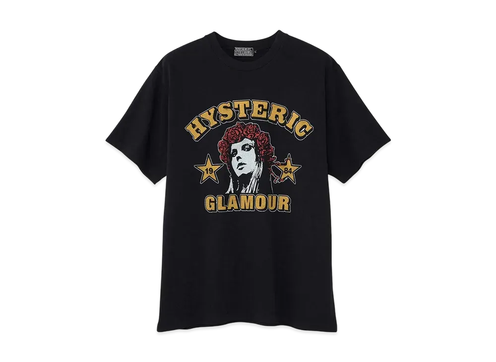 HYSTERIC GLAMOUR Grateful Hys T-Shirt "Black"