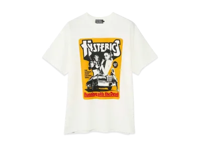 HYSTERIC GLAMOUR Hysteric Movie T-Shirt "White"