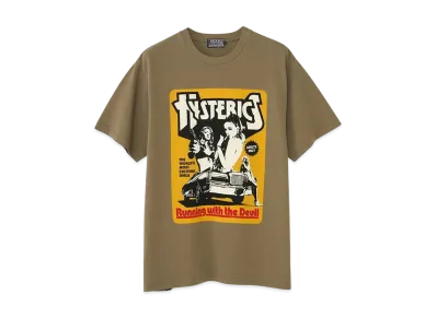 HYSTERIC GLAMOUR Hysteric Movie T-Shirt "Khaki"