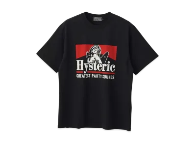 HYSTERIC GLAMOUR Greatest Party Sound T-Shirt "Black"