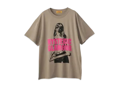 HYSTERIC GLAMOUR Light My Fire Oversized T-Shirt "Khaki"