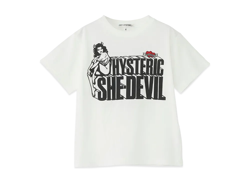 HYSTERIC GLAMOUR Sea Devil T-Shirt "White"