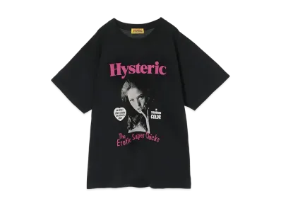HYSTERIC GLAMOUR Erotic Chicks Oversized T-Shirt "Black"