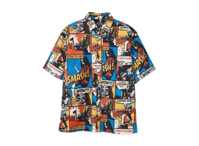 HYSTERIC GLAMOUR Feeling Hysteric Pattern Button Down Shirt "Others"