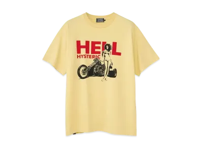 HYSTERIC GLAMOUR Hell Hysteric T-Shirt "Yellow"
