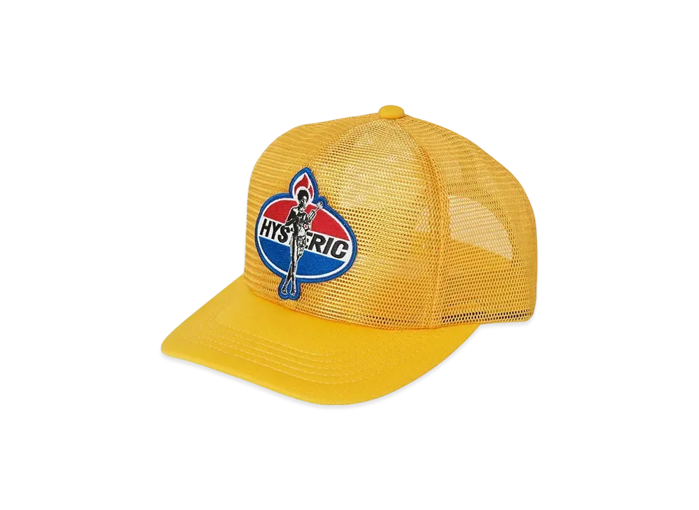 HYSTERIC GLAMOUR Dynamite Angel Patch All Mesh Cap "Yellow"