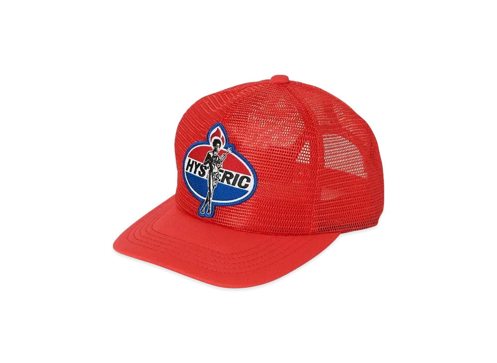 HYSTERIC GLAMOUR Dynamite Angel Patch All Mesh Cap "Red"