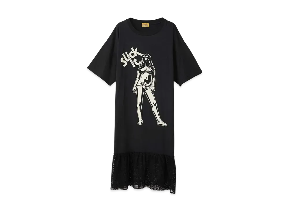 HYSTERIC GLAMOUR Slick It Dress "Black"